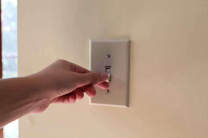Light Switch Installation detail